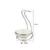 Suporte para Concha de Sopa para Panela Quente de Aço Inoxidável Dourado, Porta-Colheres de Servir e Hashis, Porta-Talheres de Restaurante, Porta-Pratos para Buffet