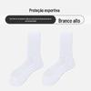 Atacado do Fabricante Meias de Meia Panturrilha Masculinas Meias Felpudas Sola de Toalha Meias Esportivas Algodão Meias Brancas Meias de Basquete