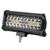 Luz LED Longa de Trabalho para Carro 7 polegadas 120W Transfronteiriça Modificação de Veículo Off-Road Veículo de Engenharia Luz de Para-choque Teto Holofote