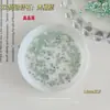 Rhinestones de Zirconia Biselada Color Oliva K9 Premium para Uñas, Brillantes Marquise, Cuadrados, Tiras Largas, Base Plana, Forma Irregular, Rhinestones Verdes Claros para Uñas