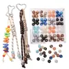 Resina Cuentas de Agujero Grande Cuentas Sueltas Cuentas para Hilo Pulsera Collar DIY Accesorios para Joyería Cadena para Teléfono Móvil Material para Cuentas Cuentas Sueltas