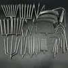 Faca de corte de grama para pesca foice arpão arpão de aço inoxidável faca de noz de bétele serra gancho de pinha conector de 8mm ancinho para plantas aquáticas