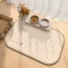 Alfombrilla universal para comida de mascotas para gatos y perros, absorbente, resistente al desgaste, a prueba de fugas, antideslizante y a prueba de salpicaduras, adecuada para que los gatos la usen como alfombrilla de alimentación