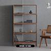 Gabinete a Cuadros de Madera Maciza Estantería Pequeña Estante de Almacenamiento Combinación Libre Piso Simple Lujo Ligero Japonés Estantería Multifuncional