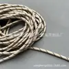 Cuerda Redonda de Poliéster con Núcleo Retorcido, Patrón de Puntos de Colores, 5mm de Espesor, Cuerda Miu Resistente al Desgaste para Tejido Hecho a Mano DIY, Colgante, Cinturón, Cuerda para Sombrero, Cordón