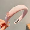 Lindo Diadema Rosa Dulce para Mujer Diadema de Presión Superior Craneal Alta para Salida Diaria Paquete Corazón de Niña Tarjeta para el Cabello Tocado