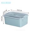 Caja de Almacenamiento Personalizada Cesta de Almacenamiento de Snacks Plástico Cosméticos Caja de Almacenamiento para el Hogar Caja de Almacenamiento para Dormitorio con Tapa