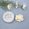 Flor de osmanthus hibisco flor de ovo carro saída de ar clipe decoração pedra de expansão aromaterapia gesso molde de silicone
