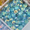 Cuentas de Rueda de Cristal de Alta Calidad Chapadas en la Parte Superior 8mm Super Brillantes Coloridas de Cristal Facetadas Planas Cuentas de Rueda Cuentas Sueltas de Cristal DIY