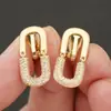 Pendientes de Clip Geométricos con Pedrería Sin Perforaciones, Ultra Brillantes, Artesanía Pesada, Estilo Europeo y Americano, de Nicho, Lujo Ligero, Pendientes Elegantes