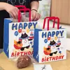 Bolsa de Empaque para Llevar de Panadería Paper Butler Bolsa de Empaque para Pan Bolsa de Papel Kraft Bolso de Mano Comercial al por Mayor Logo Impreso