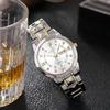 Reloj para Hombre Modelo Nuevo Doble Calendario Transfronterizo, Reloj de Cuarzo Simple No Mecánico de Negocios, Fabricante Comercio Exterior Transmisión en Vivo Venta al por Mayor