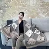Bufanda Gruesa Cálida Estilo Yifei 2026 para Mujer, Chal de Cachemira Sintética, Bufanda de Doble Uso Dopamina con Cinta