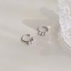 Pendientes de perla de plata de ley 925 para mujer, sin agujeros para las orejas, con diseño de clip de oreja con temperamento, venta al por mayor
