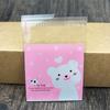 Bolsa de 7 x 7 para alimentos horneados, galletas crujientes de copo de nieve, bolsa autosellante, bolsa de regalo pequeña, bolsa autoadhesiva translúcida para jabón