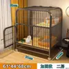 Jaula para Gatos Hogareña Interior Plegable Baño para Gatos Integrado Apartamento Pequeño Villa Nido para Gatos Casa para Gatos Jaula
