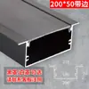 Luz led lineal empotrada en ranura de aluminio negro tira de luz de titanio negro para sala de estar ranura de encaje lineal brillante oculta