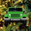 Enfeites de Natal Caminhão Entusiastas de Carros Festa de Natal Decorações Penduradas Motorista Decoração de Natal Pingente Acrílico Plano