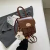 Bolsa Estilo Coreano para Chica Ins 2026 Verano Nuevo Moda Retro Mini Mochila Nicho Color Sólido Bolso Cruzado