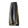 Pantalones de trabajo casuales estilo americano, talla grande, diseño de pierna recta, nueva colección primavera/otoño para hombre, modernos, corte holgado, versátiles, cortavientos e impermeables, largos