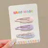 Pinzas para el pelo de Gota de Agua para Niñas, Pinzas Lindas para Flequillo Lateral, Pinzas para el Pelo de la Frente de Bebé que No Dañan el Cabello, Pinzas de Accesorios para el Cabello