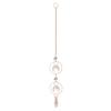 Cascalho roxo ouro sol lua AB cor DIY pingente de cristal pingente de iluminação pingente arco-íris decoração de jardinagem
