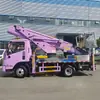 Vehículo de Trabajo Aéreo Marca Jiangling, Vehículo de Trabajo Aéreo de Brazo Recto, Vehículo de Trabajo Aéreo Azul, Camión de Escalera de 32m