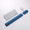 Reposamuñecas para Teclado Mecánico Alfombrilla para Ratón Tela de Cuero Soporte de Muñeca para Escritorio de Computadora Tazón de Soporte de Muñeca Almohadilla para Mano 3D Silicona Antideslizante