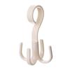 Bag rack bolsa feminina 4 garra gancho saco gancho saco gancho guarda-roupa rack de armazenamento multi-funcional rotativo em forma de S
