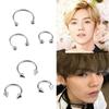 Pendientes de Piercing, Anillos para Cartílago de Oreja, Anillos para Labio, Anillos para Lengua, Anillos para Ombligo, Desmontables de Dos Extremos, Acero de Titanio No Descolorante, Joyería para Oreja al por Mayor en Stock