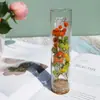 Seção 38 Kit DIY Artesanal Presente Tubo de Ensaio de Vidro Saco de Material de Flores Secas Presente Acompanhante Decoração de Mesa Arte para Casa