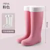 Botas de Chuva Femininas Antiderrapantes para Primavera e Verão, Botas Altas para Temporada Chuvosa, Botas de Trabalho Britânicas, Sapatos de Borracha da Moda, Sapatos Aquáticos Femininos 37, Botas de Água para Maré Alta