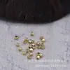 DIY latão 24K retenção de cor pequenas contas de arroz frisado colar brincos garfo de cabelo cocar hairpin material artesanal B749
