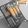 Cortauñas Angulado Estilo Alemán Transfronterizo Set de Herramientas de Manicura de 10 Piezas Lima de Uñas Plegable Portátil de Gama Alta Set Personalizado de Cortauñas