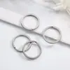 Llavero Anillo para Llavero Anillo Plano Anillo Plano Acero Inoxidable 304 Llavero Colgante para Coche Diversas Especificaciones Accesorios