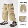 Pantalones de Trabajo para Niños Verano 2026 Ropa Nueva para Niños Niños Pequeños Pantalones Largos y Shorts Uso de Dos Maneras Verano