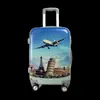 Maleta Casual Estilo Dibujos Animados Impresión UV 20 pulgadas Maleta de Cabina Rueda Universal Juego de Tres Piezas Maleta con Ruedas Caja con Contraseña