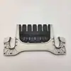 Piezas de telar de chorro: Ensamblaje separador de hilo Grofen, separador de hilo superior de seis filas, inferior de cinco filas, base de aluminio para el separador de hilo