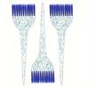 Set Transparente de Tintura para el Cabello Color Resaltador Perlado Cepillo Suave para Puntas del Cabello Crema Tinturante Aceite Mezclador Tazón Horneado