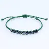 Nuevo Pulsera de Hilo de Cera Impermeable Tejida a Mano de Amazon, Pulsera Creativa de Cristal Estilo Bohemio para Mujer