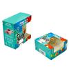 Caja de Embalaje Plegable para Juguetes de Fábrica con Ventana Caja de Cartón Blanco Caja de Embalaje para Muñecas Caja de Color para Juguetes de Cartón Personalización