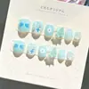 Pegatinas para Uñas Infantiles, Pegatinas para Uñas, Pegatinas Completas para Manicura, Uñas Portátiles, Uñas de Dedo de Dibujos Animados con Diamantes, Uñas Postizas, Uñas Terminadas