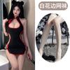 Lencería sexy Love Ruo, con borlas huecas y cordones, ropa sexy salvaje y libre, uniforme cheongsam retro 5290