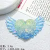 Accesorios de Resina Lindos para Niños DIY Alas de Color Degradado Mariposa Tocado Decorativo Caja de Joyería Colgante Hebilla de Zapato Material