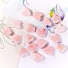 Rosa vintage pintado à mão cerâmica tulipa flor borboleta contas soltas contas diy artesanal pulseira colar acessórios