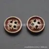 Suministro Directo de Fábrica Botón Redondo de Cuatro Agujeros de Colores Botón de Camisa Venta al por Mayor Botón de Plástico Teñido Impreso con Láser 11MM