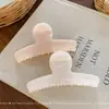 Pasador de Pelo Curvo Geométrico Texturizado de Colores Nuevos de Luofu Meng, Pasador de Moda y Sencillo, Pinza de Tiburón Accesorio para el Cabello para Mujeres