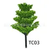 Plantas Verdes Simuladas, Árboles Modelo, Manualidades DIY para Micro-Paisajismo, Materiales para Maquetas de Mesa de Arena de Construcción, Árboles Terminados