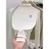 Outono 2026 Novo Estilo Gola Integrada Algodão Bambu Escovado Manga Longa Camiseta Feminina Versátil Emagrecedora Top Camada Interna Camisa Base