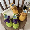 Zapatillas de Moda para Niños 2026 Primavera y Otoño Nuevo Estilo Niñas Retro Estilo Coreano Zapatos de Entrenamiento Alemanes Zapatos Casuales de Suela Suave